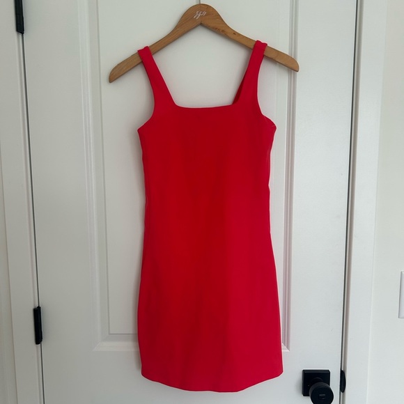 NWOT Girlfriend Collective Bold Red Mini Workout Dress XS - Picture 2 of 4